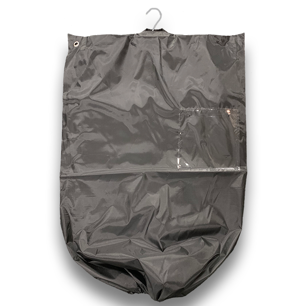 Suitbag with drawstring base and window  (cartons of 50 bags) - BagMasters Australia