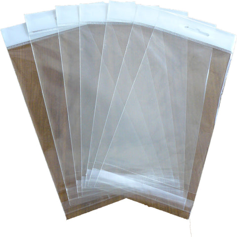 Self adhesive bag with Header and butterfly hole - BagMasters Australia