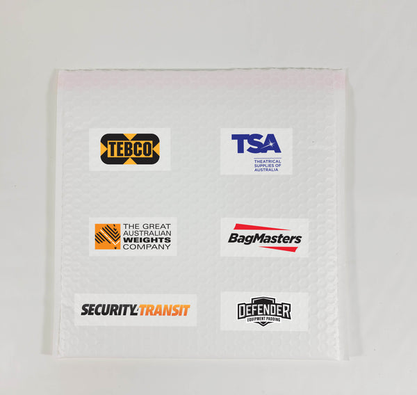 Padded Mailer with labels - BagMasters Australia