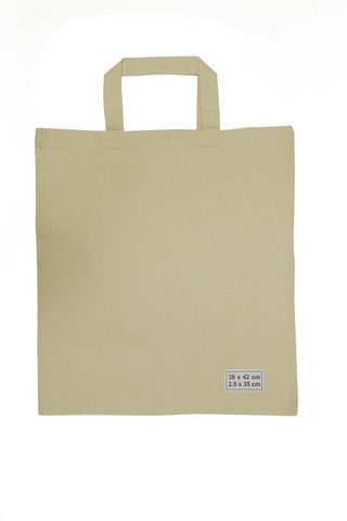 Calico/Cotton Shopping Bags 38cm x 42cm, 35cm handle (Price per 250) - BagMasters Australia