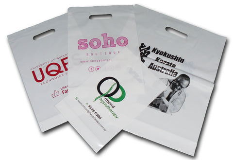 Plastic Bags with Die Cut Handles - BagMasters Australia