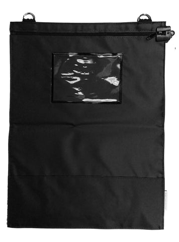 Courier Satchel - XLarge Portrait - Black - BagMasters Australia