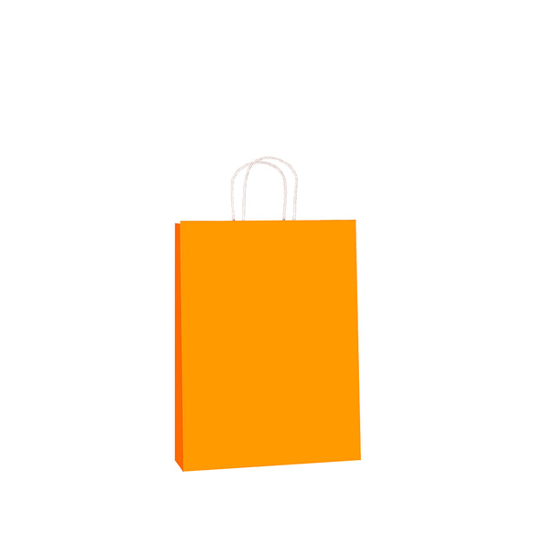 Orange Kraft w/twist handle  (price per 250) - BagMasters Australia